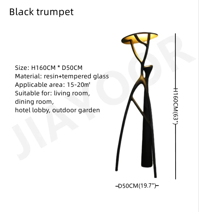 Lampadaire design modèle Eigen-Spark